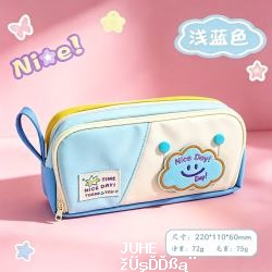珺北大容量云朵笔袋文具盒浅蓝色 14.9元 - 聚合线报 珺北大容量云朵笔袋文具盒浅蓝色 14.9元 - 聚合线报